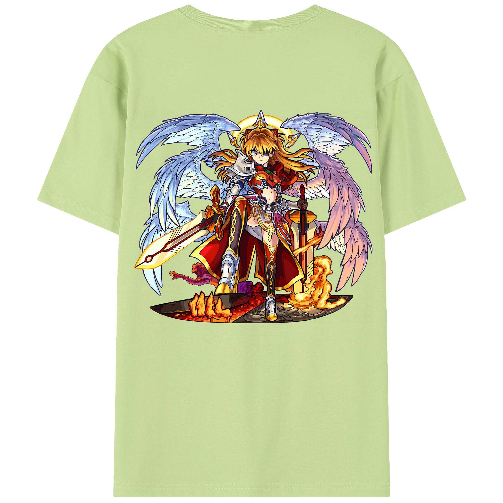 （画像用） EVA 新世紀エヴァンゲリオン 綿100％半袖Tシャツ（背面プリント）